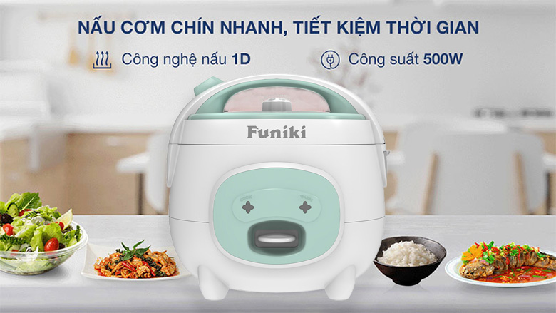 Nồi cơm điện nắp gài Hoà Phát Funiki HRC6122