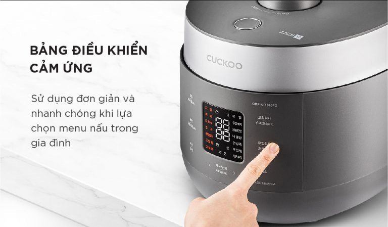 Nồi cơm điện tử áp suất kép Cuckoo CRP-ST1010FG