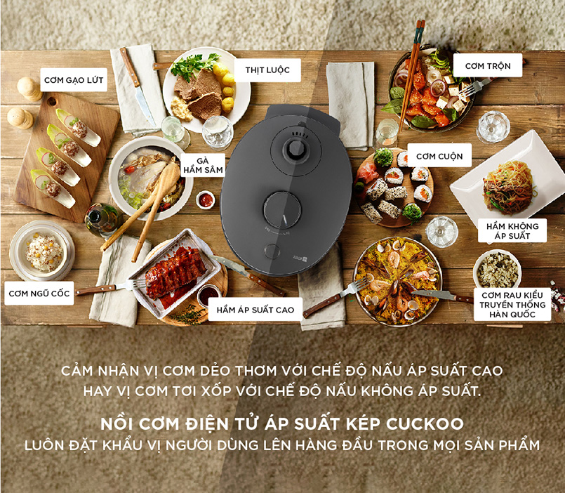 Nồi cơm điện Cuckoo CRP-ST1010FG