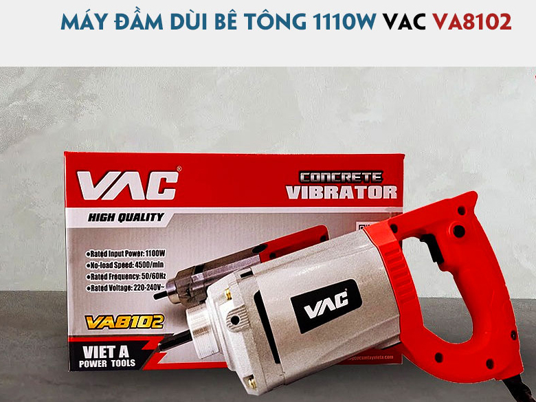 Máy đầm dùi bê tông VAC VA8102