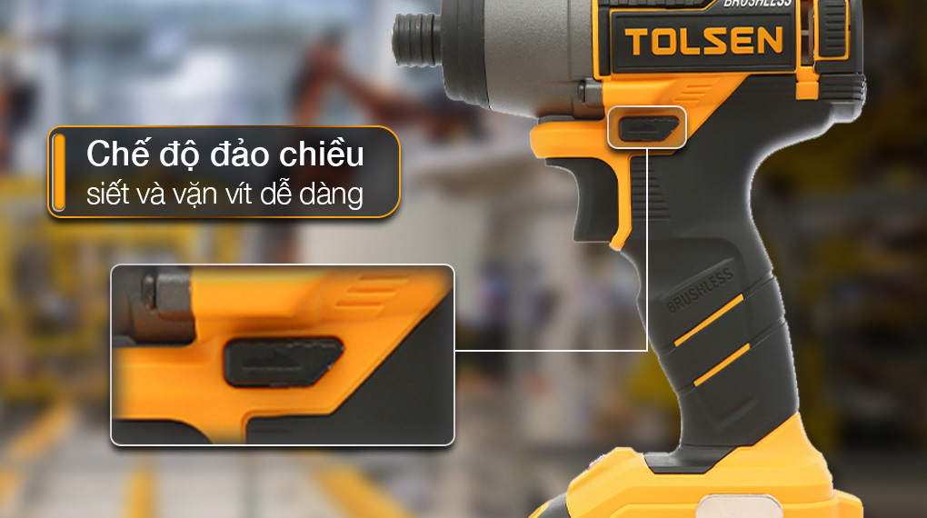 Máy vặn vít dùng pin 20V Tolsen 87256