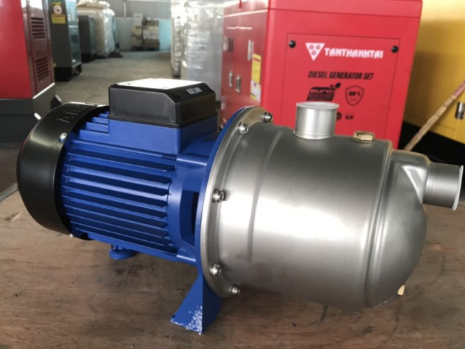 Máy bơm tăng áp đầu inox Adelino AJS110T 