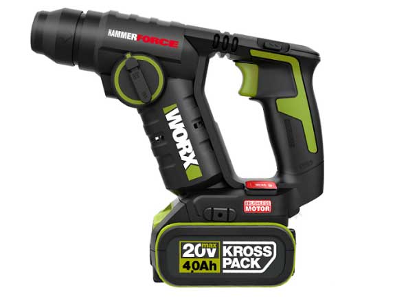 Máy khoan búa dùng pin 20V Worx WU380S 
