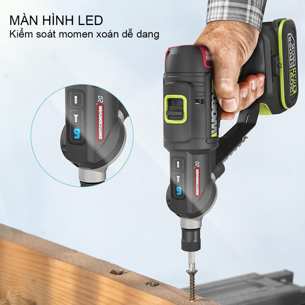 Máy khoan vặn vít Worx WU177