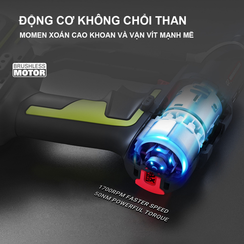 Máy khoan vặn vít dùng pin 20V Worx WU177