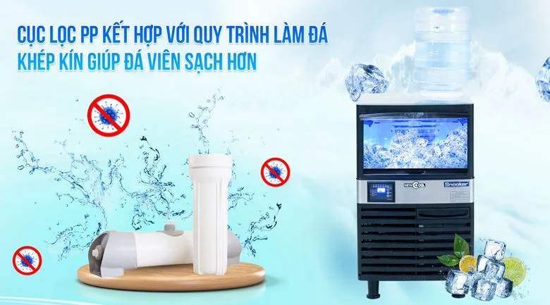 Máy làm đá viên Newcool NC-SK-120PT
