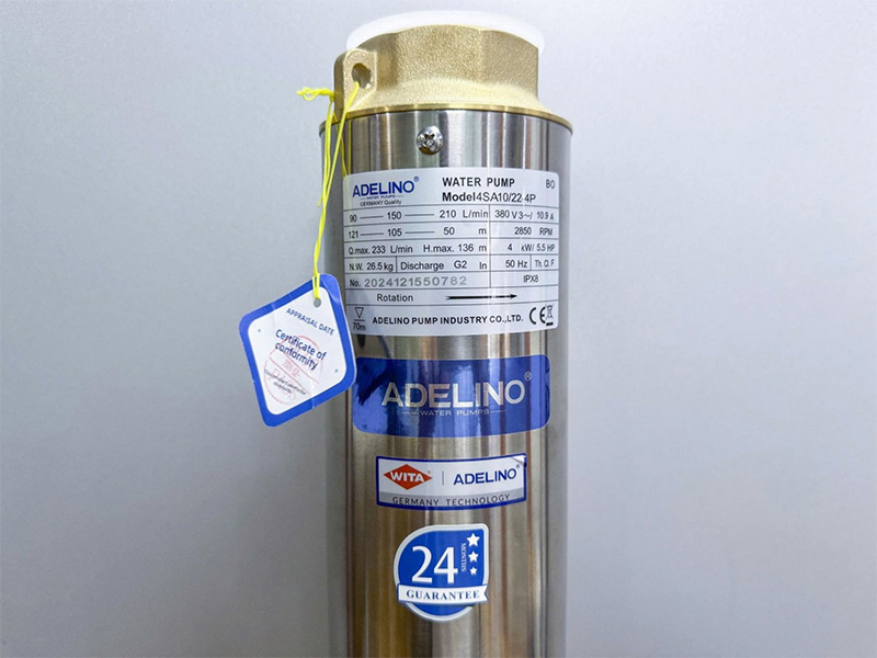 Máy bơm hỏa tiễn Adelino 4SA10/22-4P