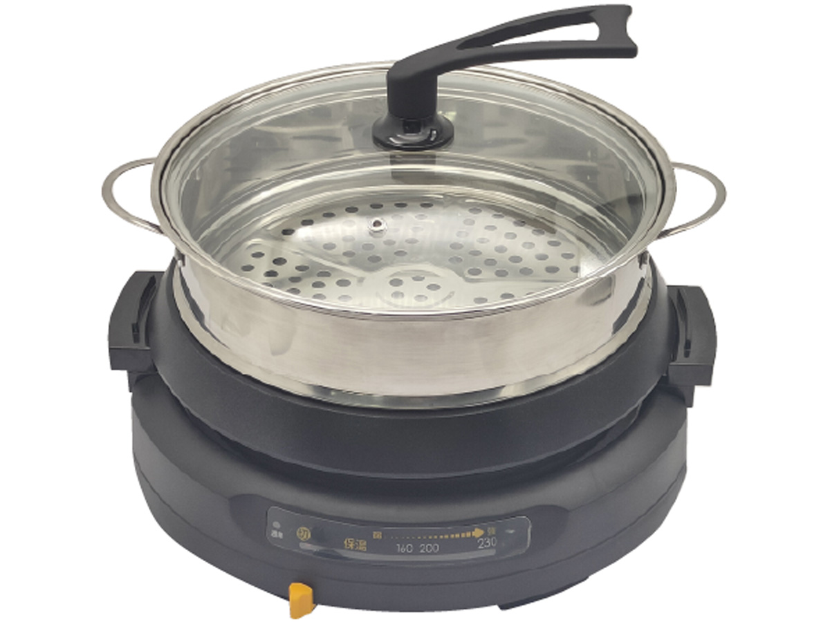 Nồi lẩu nướng điện đa năng tròn Kuchenzimmer - 013789 (2.8L)