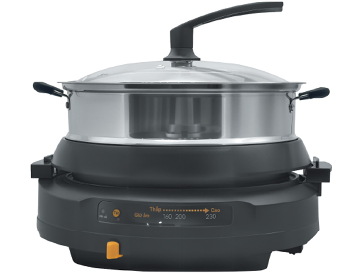 Nồi lẩu nướng điện đa năng tròn Kuchenzimmer - 013789 (2.8L)