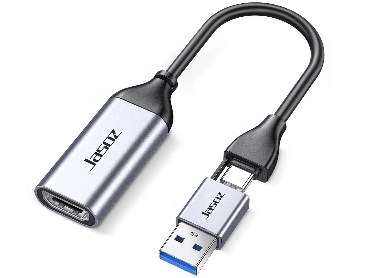 Cáp ghi hình HDMI USB-A, USB-C Video Capture Card Jasoz T-G158 (G138)