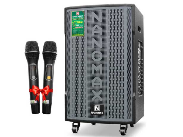 Loa kéo Karaoke Bluetooth Nanomax SK-12X5 (Bass 30cm, 400W)