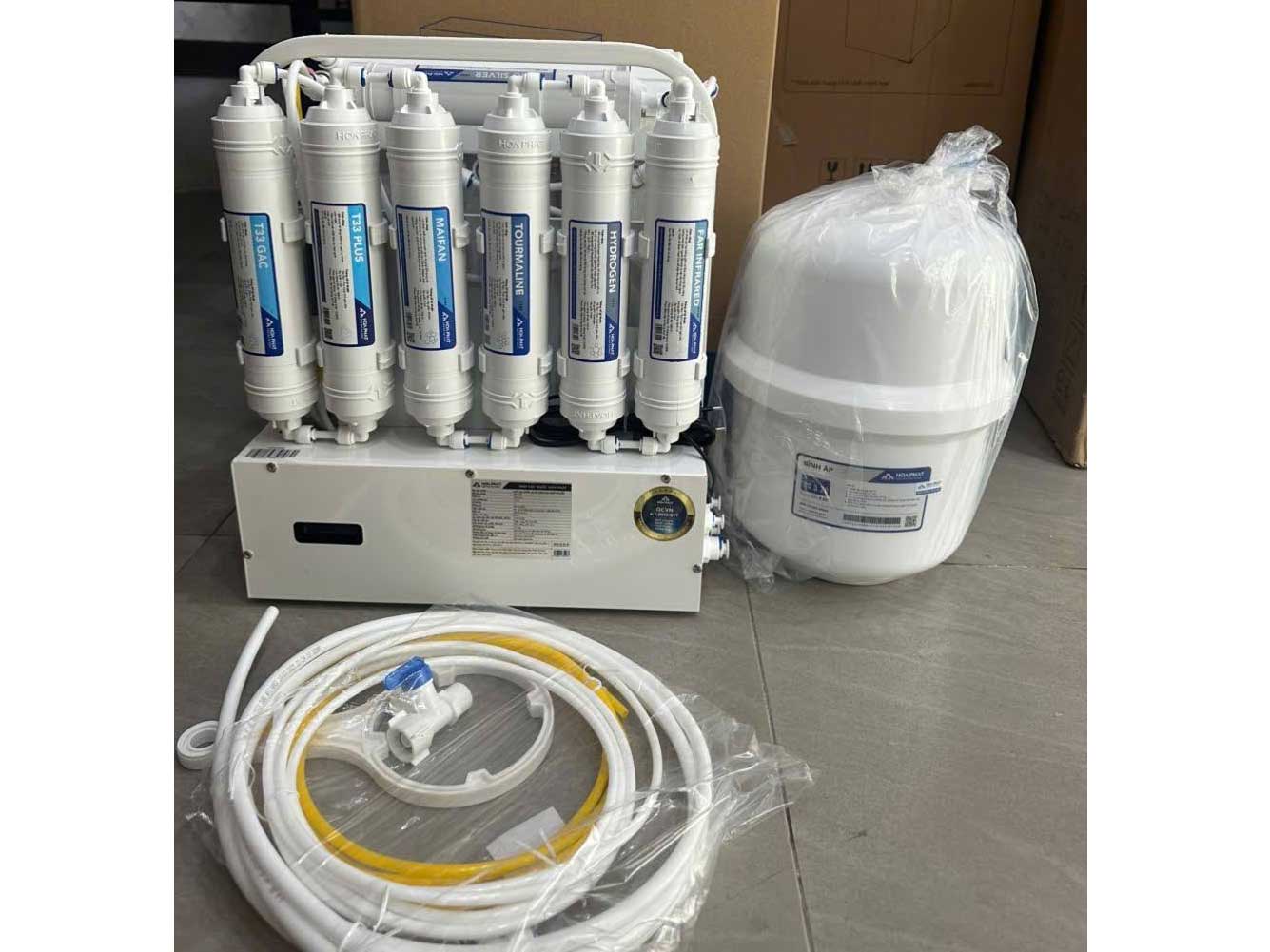 Máy lọc nước RO để gầm Hòa Phát HPU458