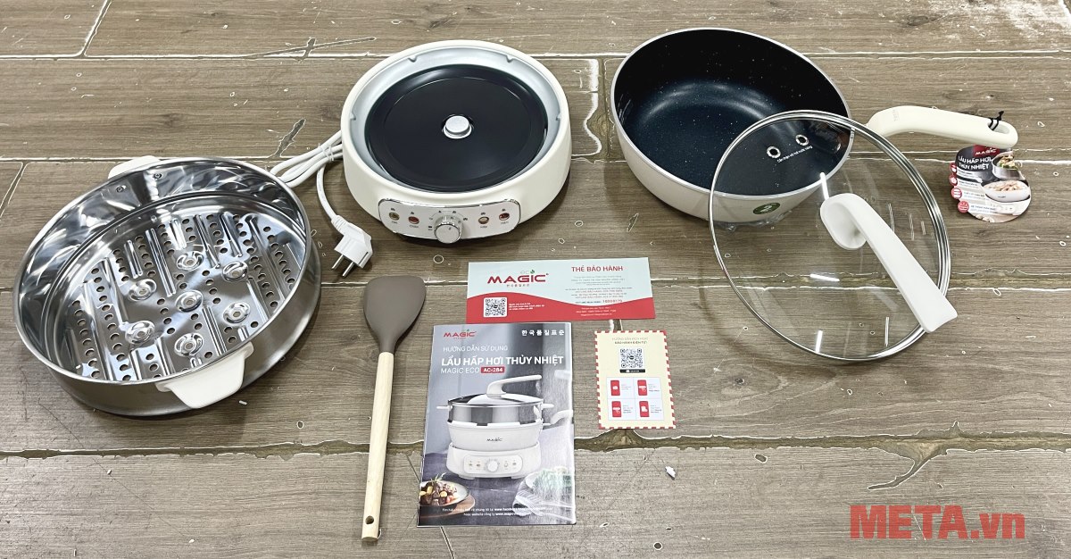 Nồi lẩu hấp hơi thủy nhiệt Magic Eco AC-284