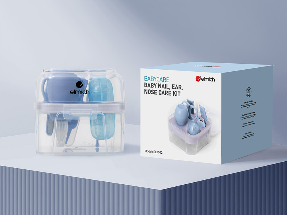 Bộ dụng cụ chăm sóc móng, tai cho bé Elmich BabyCare EL3042 