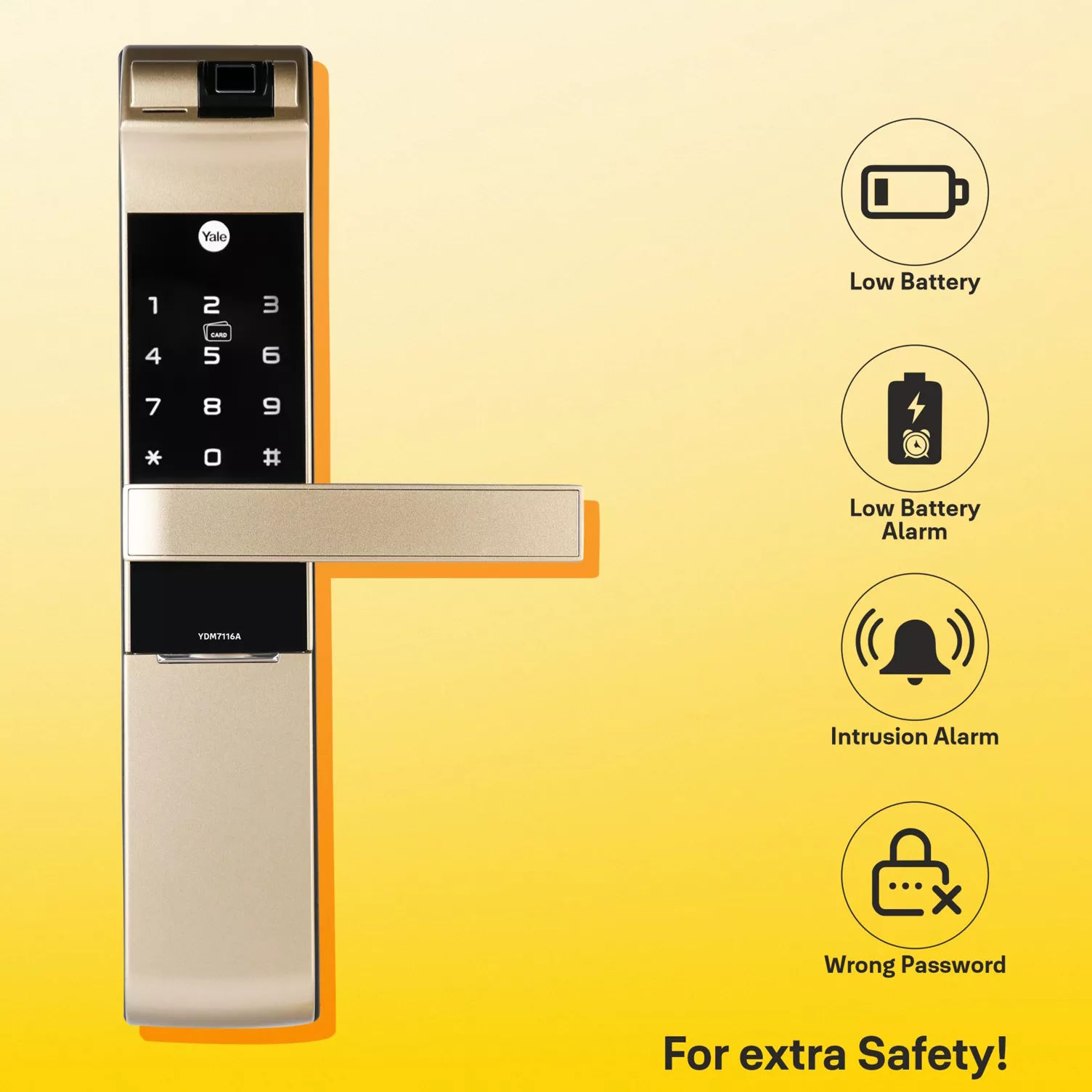 Khóa điện tử Yale YDM7116ACG