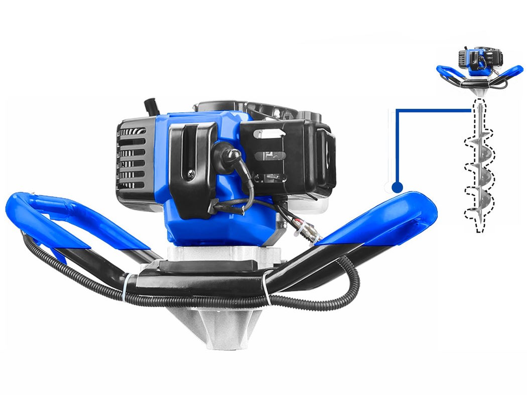 Máy khoan đất 2 thì dùng xăng 1.4Kw Wadfow WDZ1A52-1