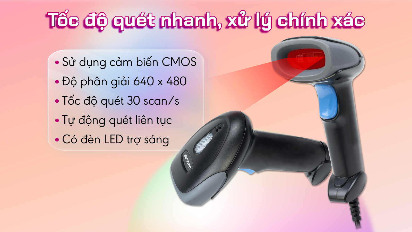 Máy quét mã vạch 2D  