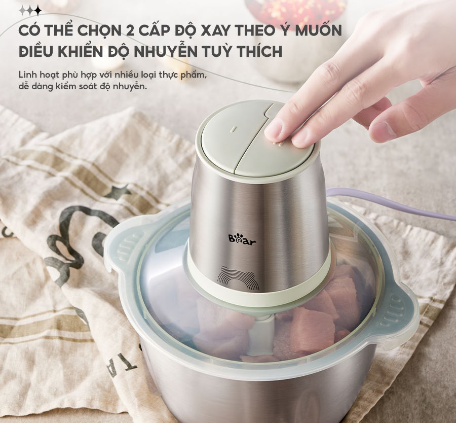 Máy xay thịt Bear