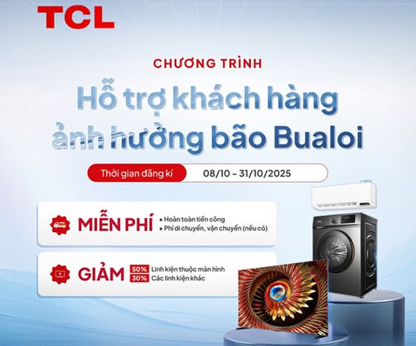 TCL chung tay hỗ trợ đồng bào sau lũ TCL chung tay hỗ trợ đồng bào sau lũ