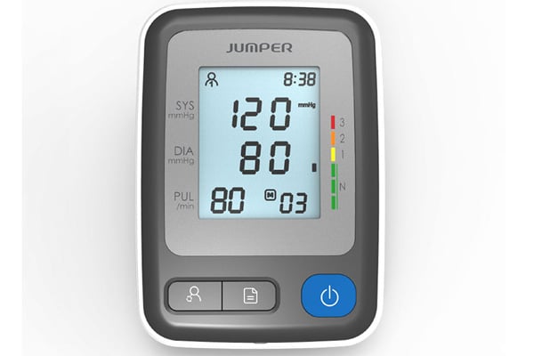 Màn hình LCD máy đo huyết áp bắp tay Jumper JPD-HA300