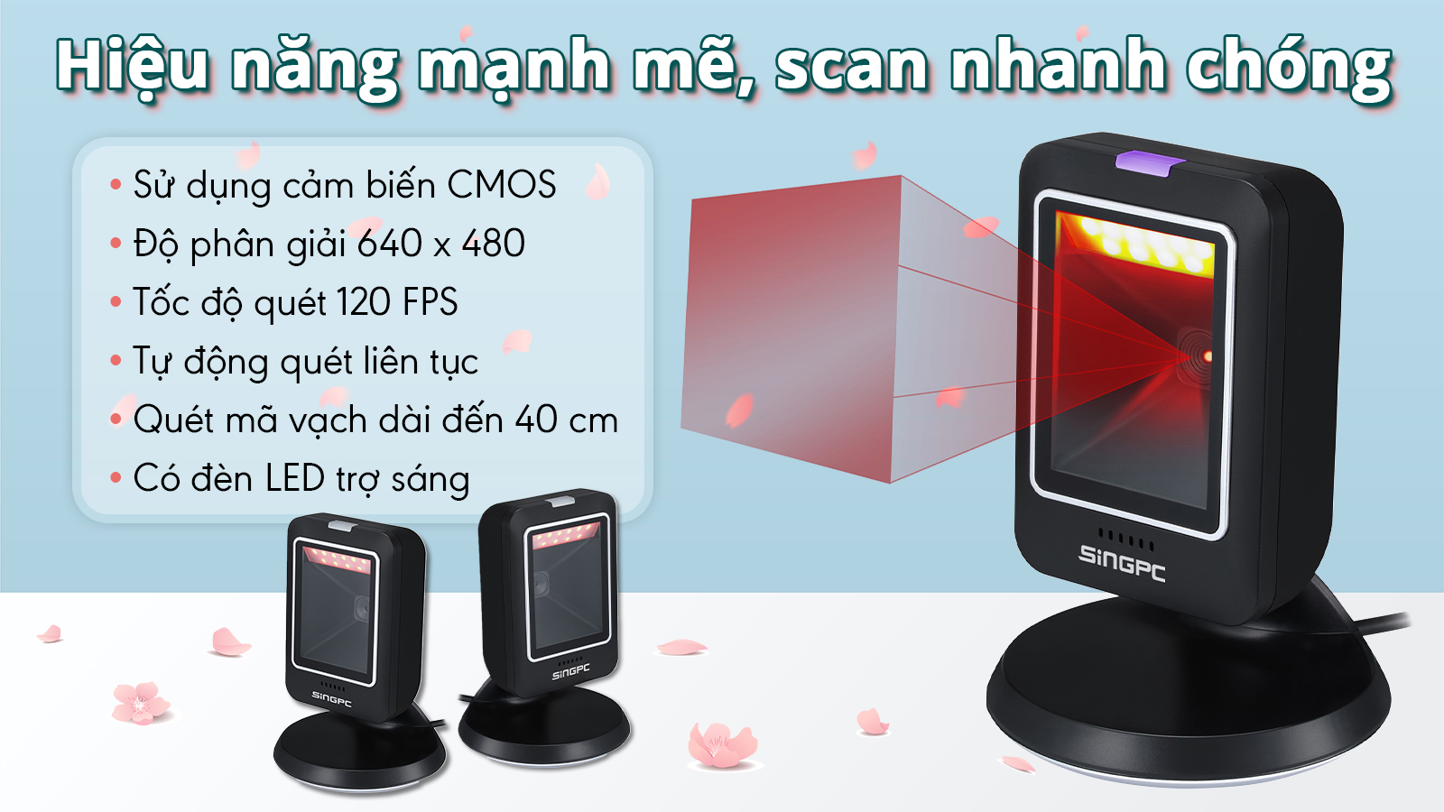Máy quét mã vạch 2D  