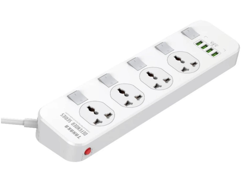 Ổ cắm điện Tanaka 4 lỗ 4 USB 2m TNK-OD4424