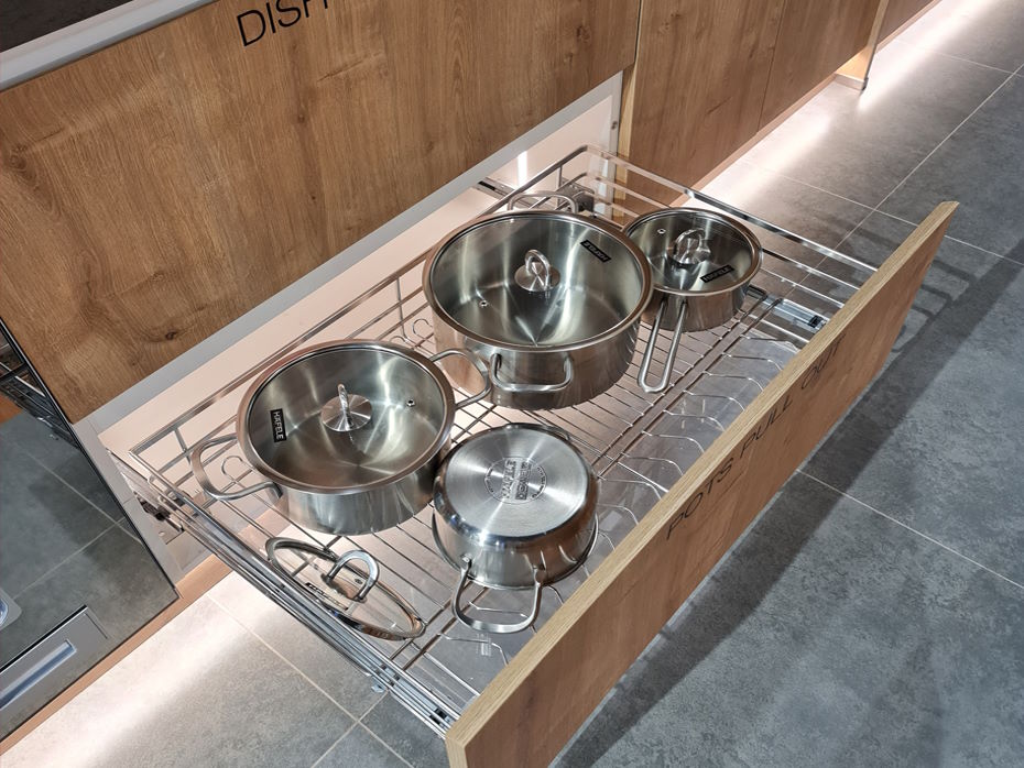 Rổ xoong nồi Hafele Cappella 600mm (549.08.023)
