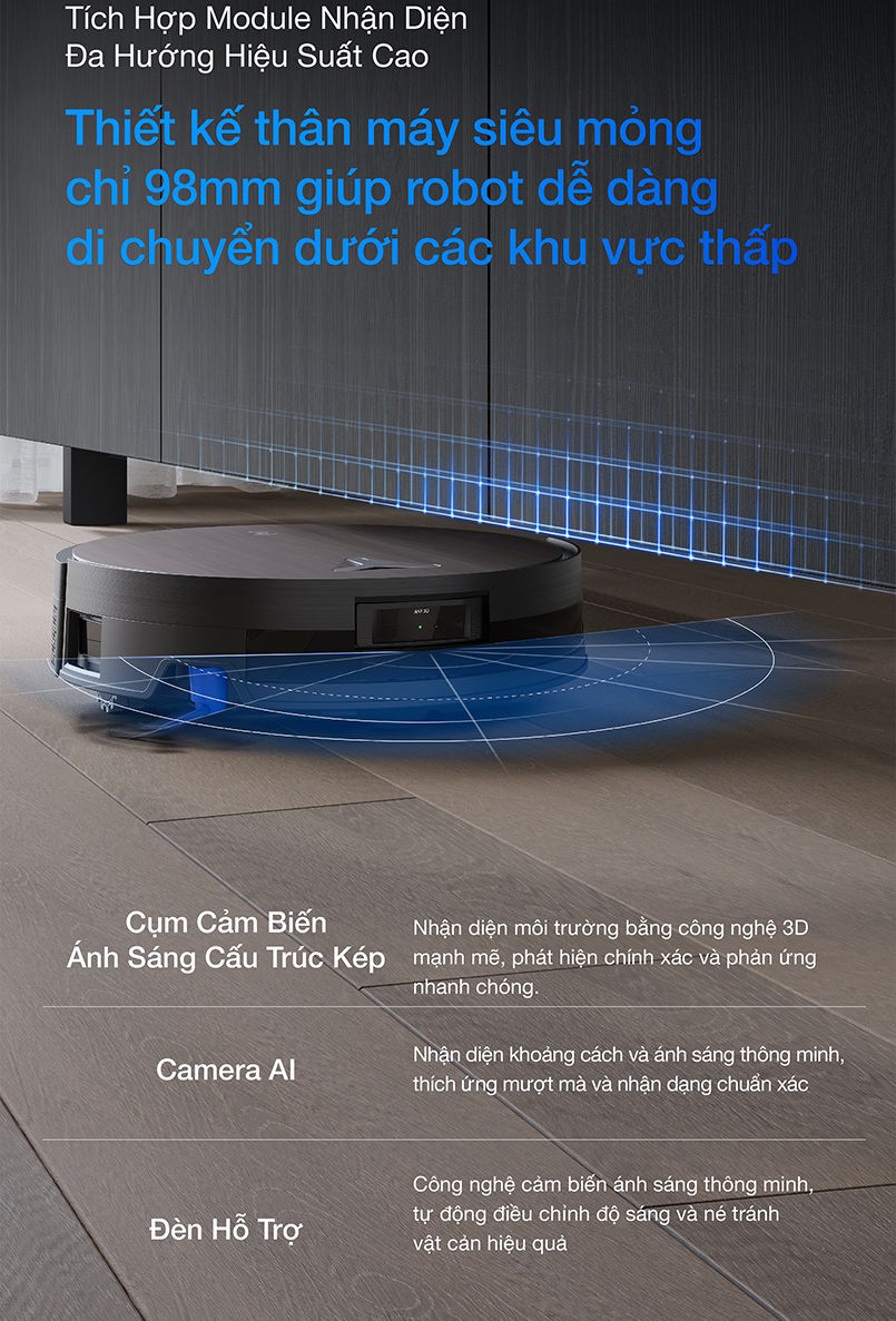 Robot hút bụi lau nhà thông minh 