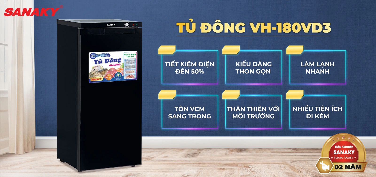 Tủ đông Inverter  