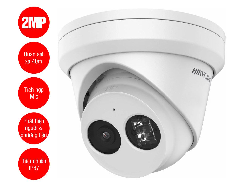 Camera IP bán cầu hồng ngoại 2MP Hikvision DS-2CD2323G2-IU