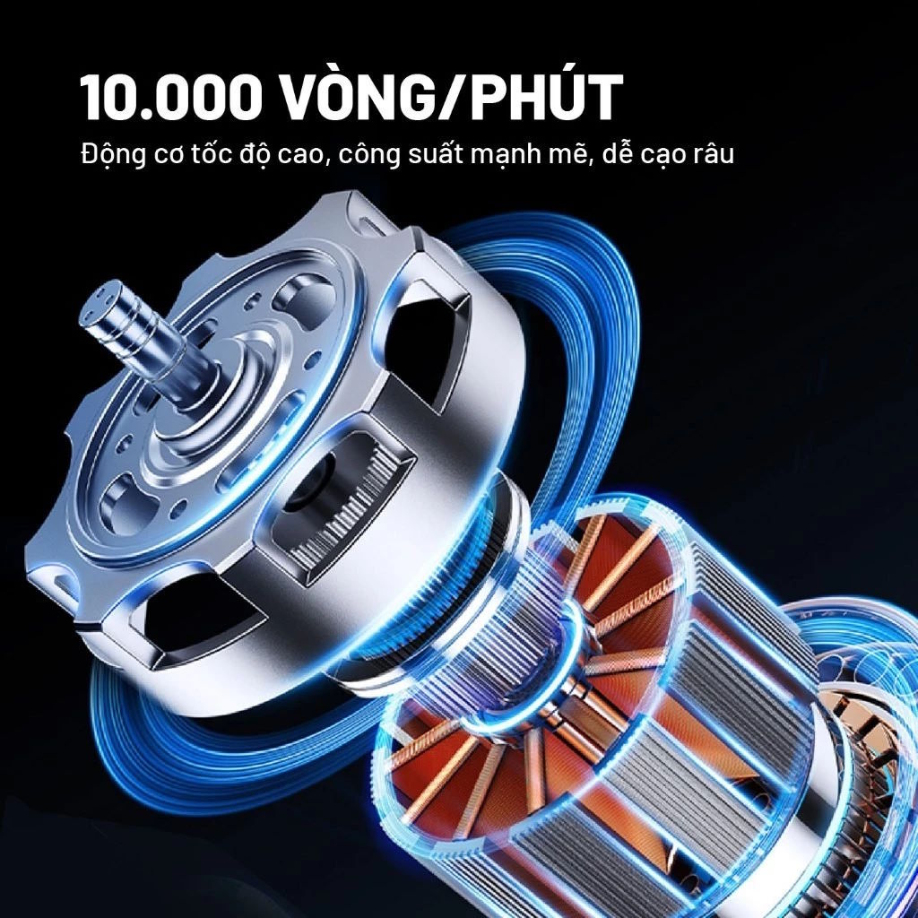 Máy cạo râu Hyundai PHT-045-BK
