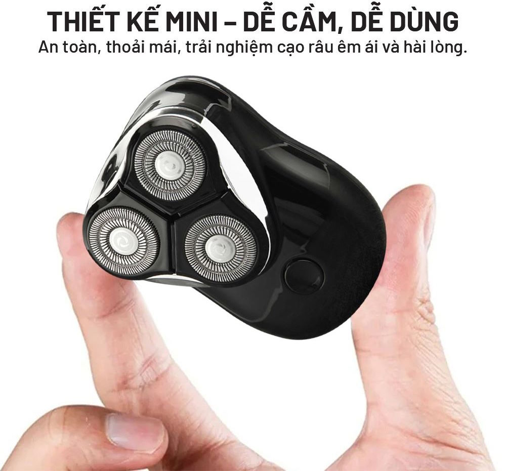 Máy cạo râu khô và ướt Hyundai PHT-047-BK