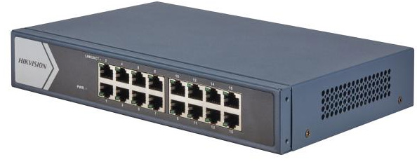 Switch mạng 16 cổng Hikvision DS-3E0516-E(B)