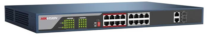 Switch POE 16 cổng Hikvision DS-3E0318P-E(B)