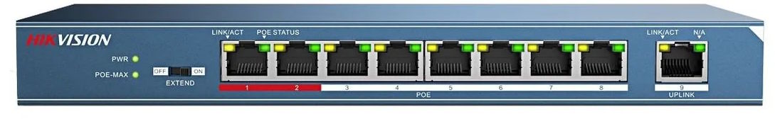 Switch POE 8 cổng Hikvision DS-3E0109P-E/M
