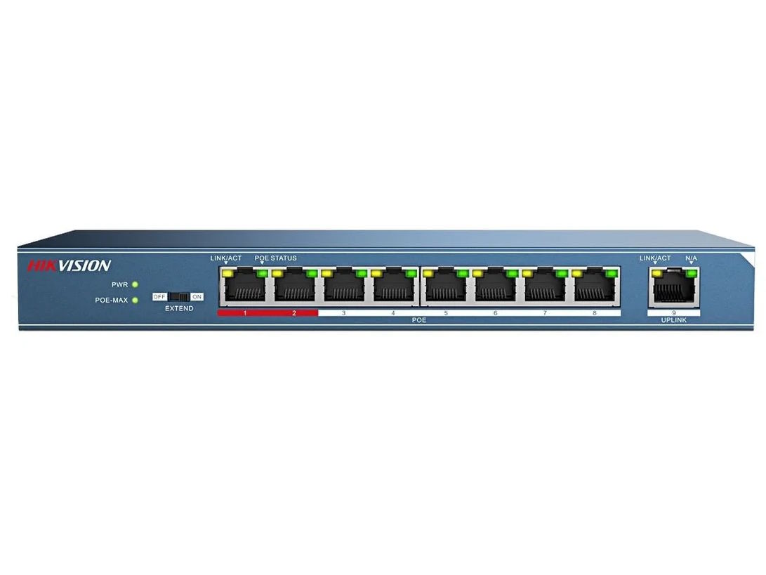 Switch POE 8 cổng Hikvision DS-3E0109P-E/M