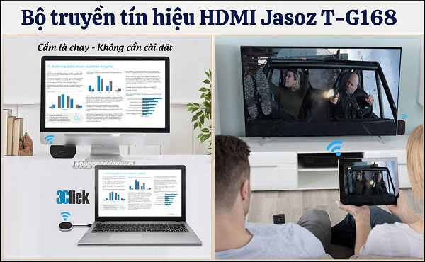 Bộ HDMI không dây Jasoz T-G168 (G145)