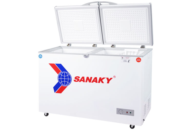 Tủ đông 2 cánh Sanaky được thiết kế với dung tích sử dụng là 260 lít