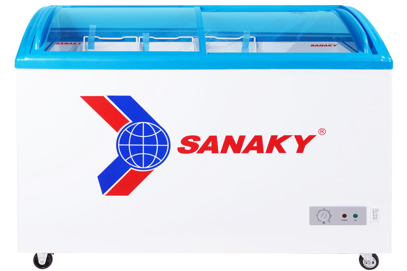 Tủ đông một ngăn nắp kính lùa Sanaky VH-482K