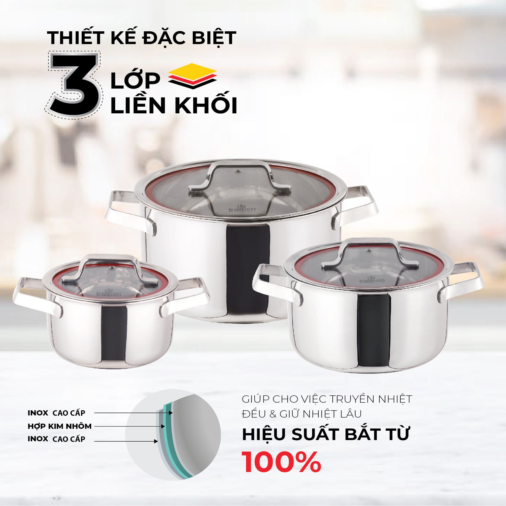 Bộ nồi Kalpen Emer EM1