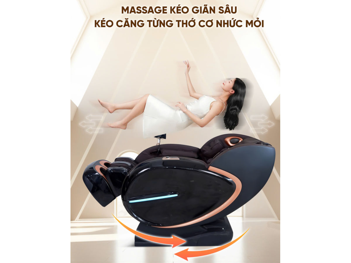 Queen Crown QL008 Luxury có massage không trọng lực Queen Crown QL008 Luxury