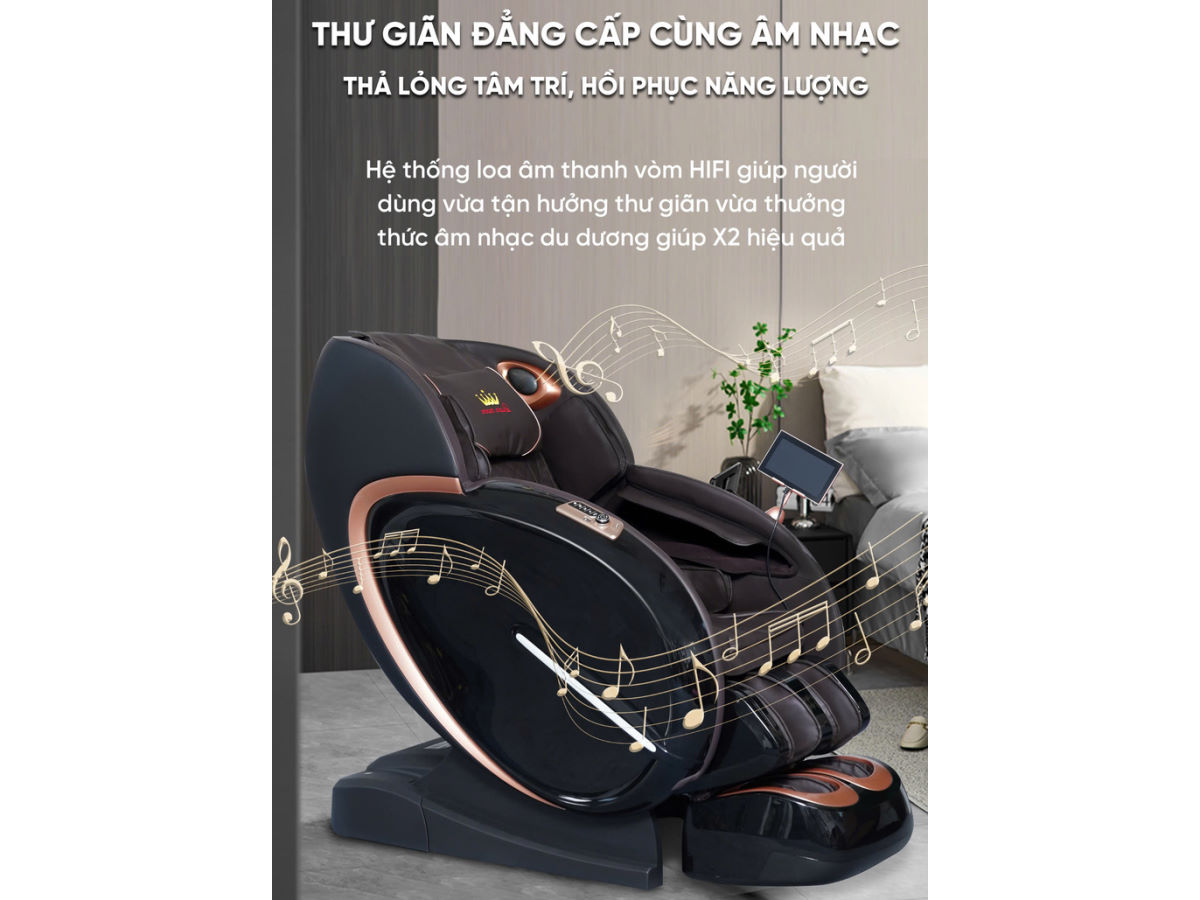 Ghế massage Queen Crown QL008 Luxury