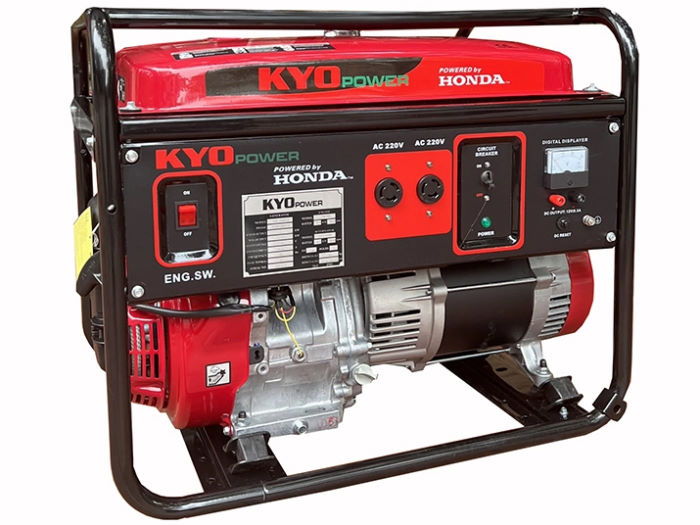 Máy phát điện chạy xăng Kyo Power 5.6KVA THG7600EX Máy phát điện chạy xăng Kyo Power THG7600EX