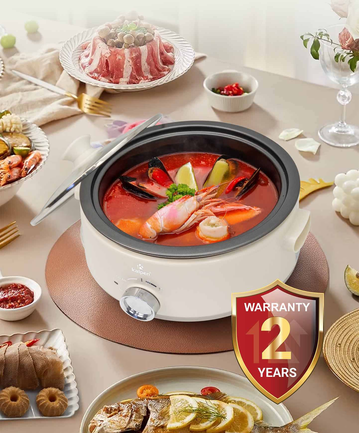 Nồi lẩu điện khay tháo rời 5L Kalpen P22