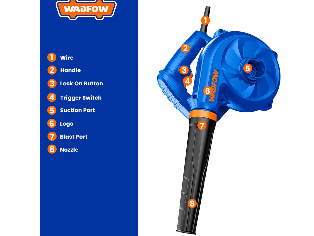 Máy thổi bụi Wadfow  