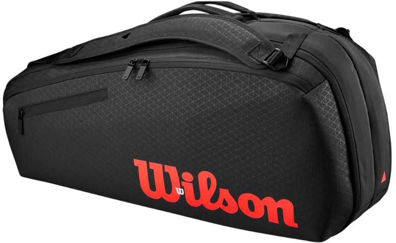 Túi đựng vợt Tennis Wilson Clash V3 Super Tour 6PK Black WR8038101001