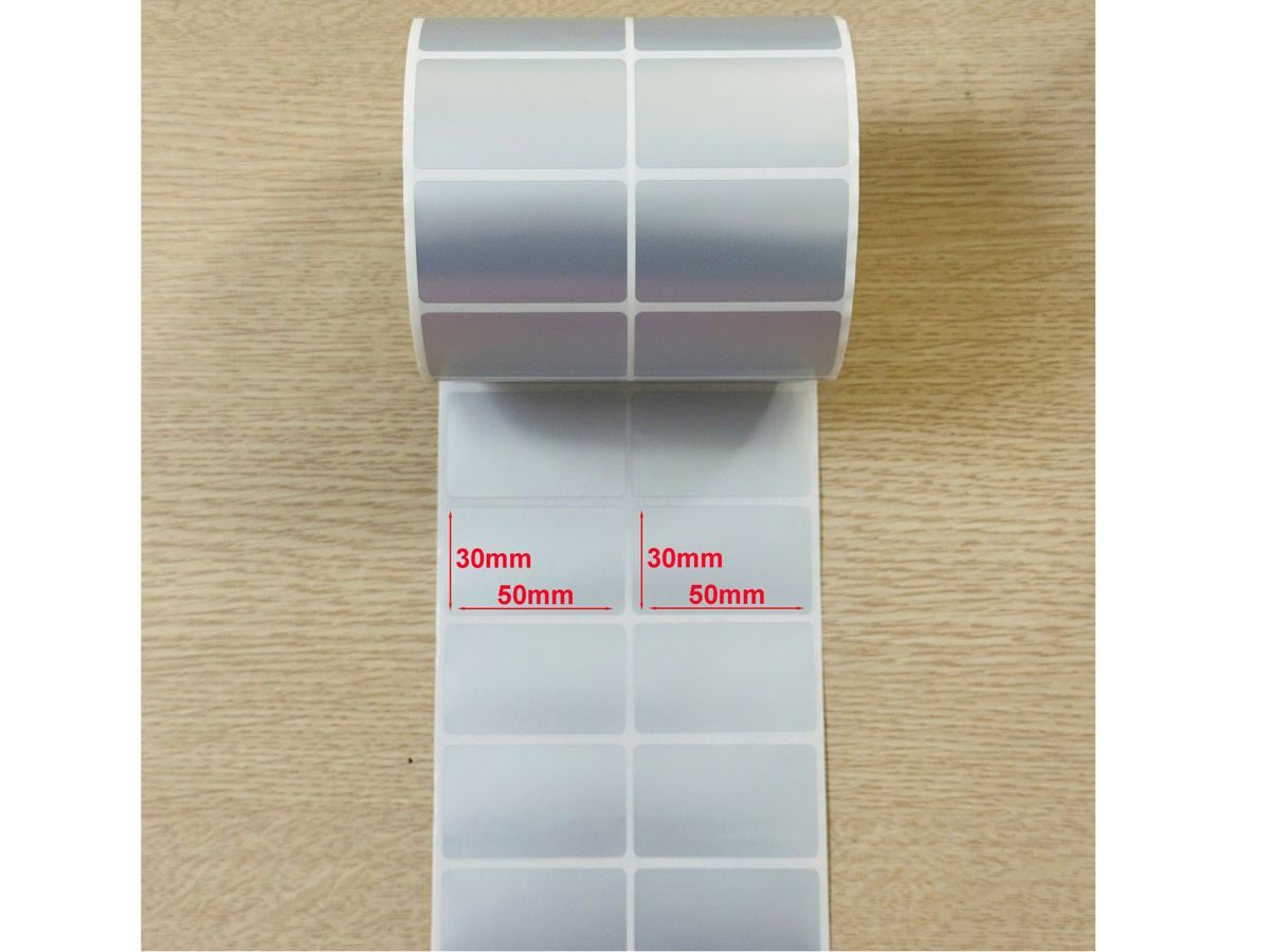 Decal xi bạc cho máy in mã vạch