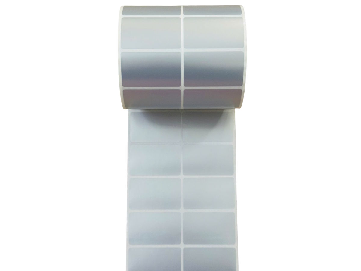 Decal xi bạc (50 x 30) mm x 50m
