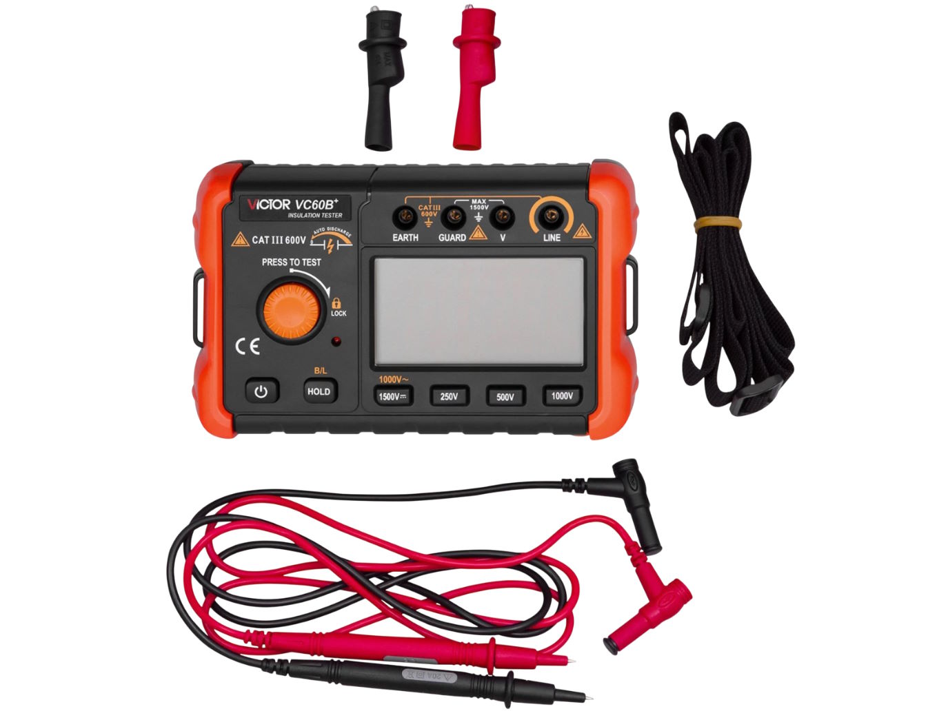Máy đo điện trở cách điện Victor VC60B+ (500V/ 0.6MΩ~1999MΩ)