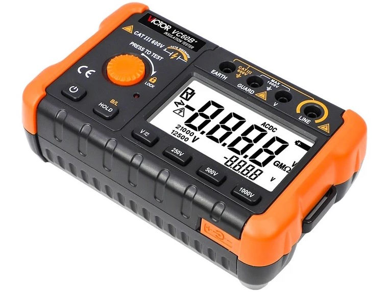 Máy đo điện trở cách điện Victor VC60B+ (500V/ 0.6MΩ~1999MΩ)